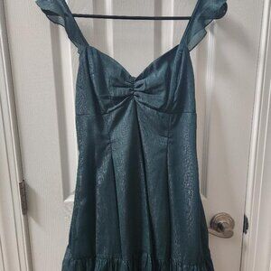 Emerald Green Lucy in the Sky party dress